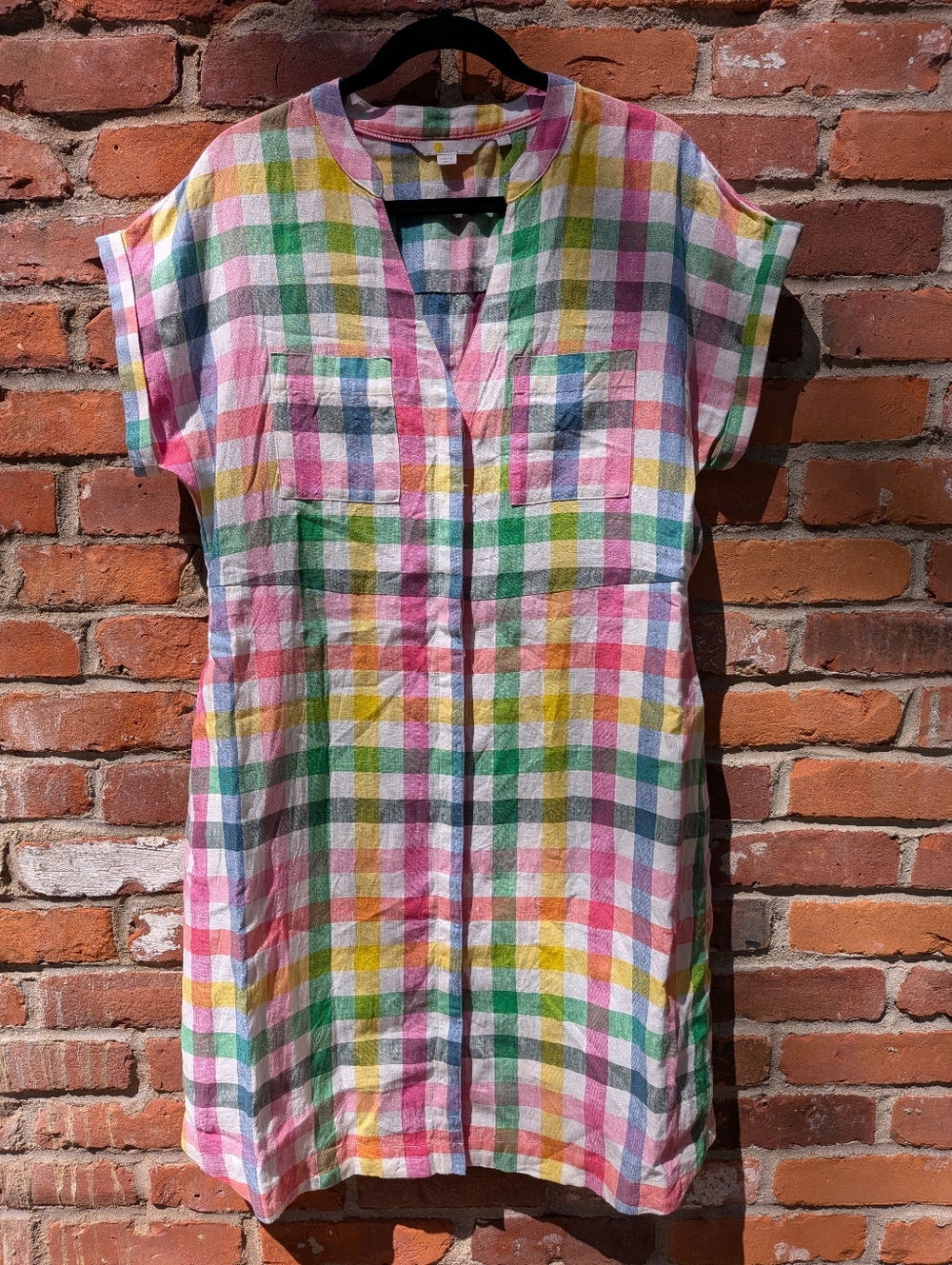 Boden Gingham/ Madras Sundress Size 12L
